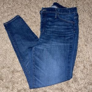 MADEWELL 10” High Rise Skinny Jeans size 34 Adjustable Waist